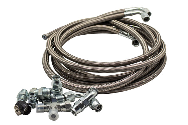 GM Type 2 Power Steering Hose Kit for Mustang 2 Rack and Pinion