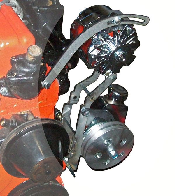 Power Steering Pump and Alternator Bracket Kit, Chevy 216 & 235 6 Cylinder