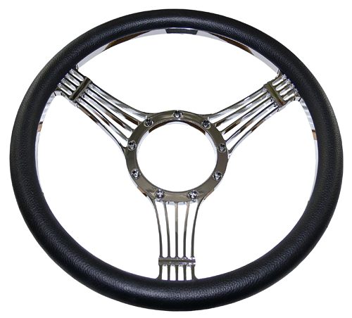 Banjo Steering Wheel Adapter & Plain Horn Button in Bone Leather BANJO-BNP