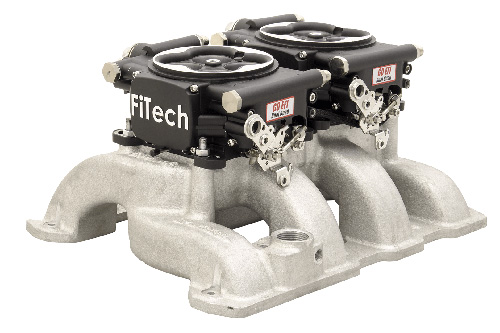FiTech 30062 Go EFI Dual Quad 625 HP Fuel Injection System, Matte Black