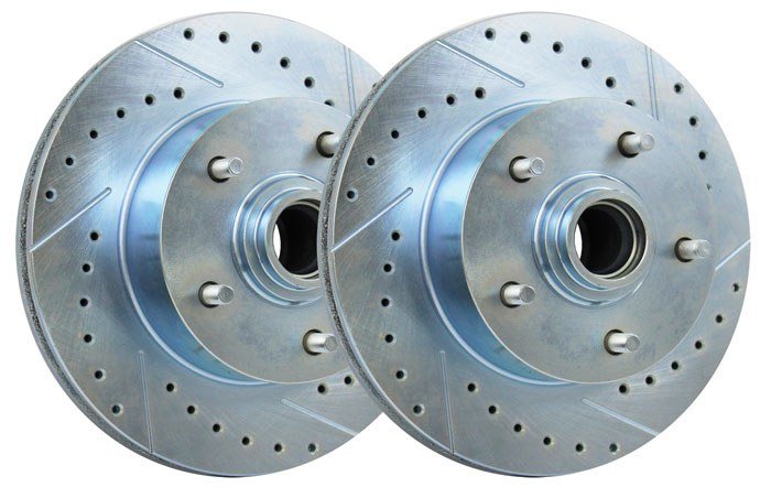 1977 GM Fullsize Car Disc Brake Rotor, 5 x 5" Bolt Pattern, Drilled & Slotted