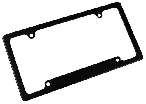 License Plate Frame, Chromed Aluminum