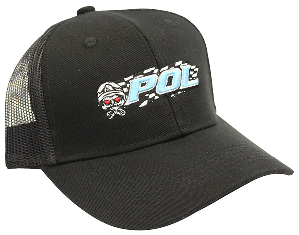 POL Snap Back Truckers Hat - Black