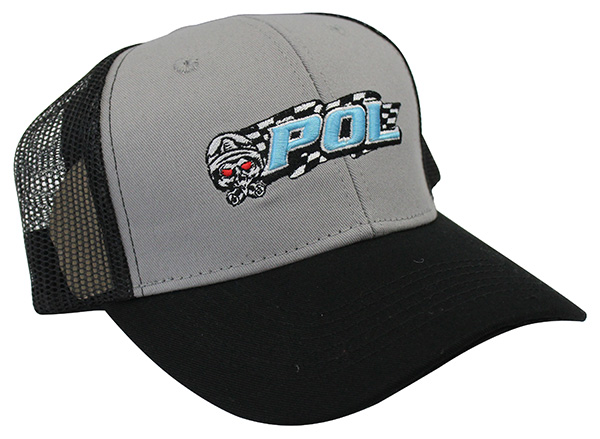 POL Snap Back Truckers Hat - Black/Gray