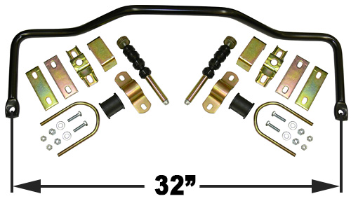 1948-56 Ford F-1 and F-100 Truck, Sway Bar Kit, High Performance, Rear