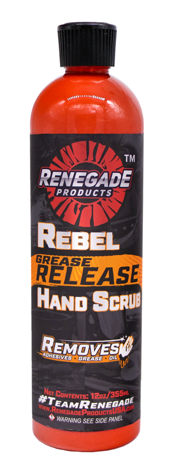 Renegade Rebel Grease Release Hand Cleaner, 12oz