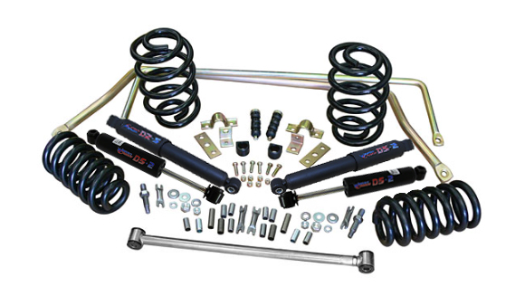 1963-64 Chevy C10 Truck Suspension Kit, Stage 2 with Lowered Coil Springs
