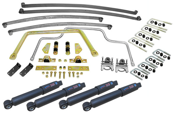 Suspension Kit, Stage 2 with Mono Leaf Springs, 1955-59 Chevy, GMC Truck 2nd Series