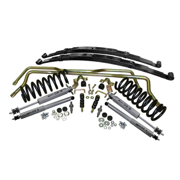1975-79 Chevy Nova, Suspension Kit, Stage 2 with Coil Springs and Leaf Springs