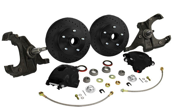 1963-70 Chevy C10, GMC C15 Truck "BLACKOUT" Disc Brake Conversion, 5 Lug