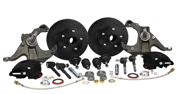 1963-70 Chevy C10, GMC C15 Truck "BLACKOUT" Disc Brake Conversion, Deluxe 5 Lug