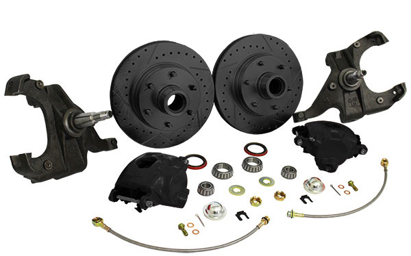 1960-62 Chevy C10, GMC C15 Truck "BLACKOUT" Disc Brake Conversion, 6 Lug