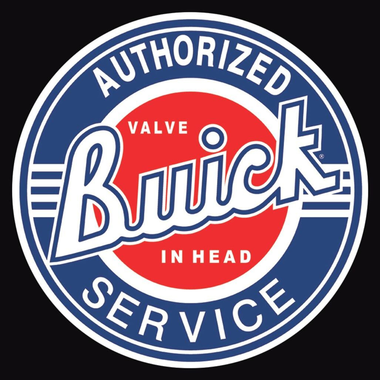 Authorized Buick Service Aluminum Sign