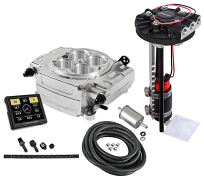Holley Sniper 2 550-510D EFI Fuel Injection Returnless Master Kit - Shinny Finish