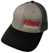 FiTech Grey and Black Hat
