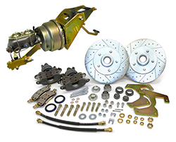 1953-56 Ford F-100 Truck Power Disc Brake Conversion Kit, Firewall Mount Booster