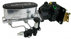 1966-70 Chevy Impala Hydropower Power Brake Booster Kit and Bright Wilwood Master Cylinder