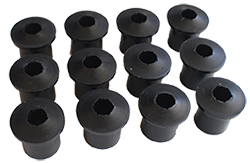 1949-51 Mercury Car, Rear Leaf Spring Bushing Kit, Polyurethane