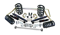 1963-64 Chevy C10 Truck Suspension Kit, Stage 2 with Lowered Coil Springs