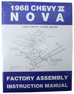 1968 CHEVY NOVA, CHEVY II FACTORY ASSEMBLY MANUAL