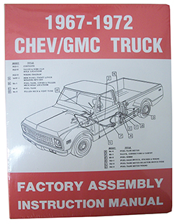 1967-72 Chevy, GMC Truck Factory Assembly Manual