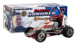 POL Damion Gardner 2021 Championship Sprint Car - 1:18