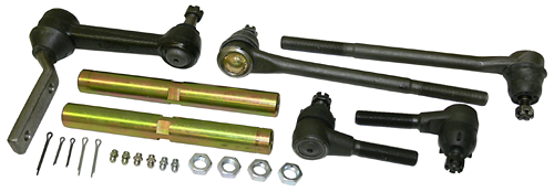 1965-70 Chevy Impala, Biscayne, Tie Rod and Idler Arm Kit, High Performance, For Tubular Control Arms