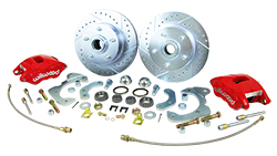 1955-64 Chevy Belair, Impala Front Disc Brake Conversion Kit with Wilwood Calipers