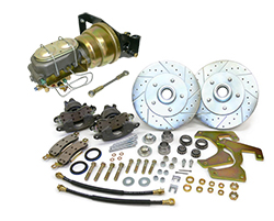 1948-52 Ford F-1 Truck Power Disc Brake Conversion Kit, Floor Mount Booster