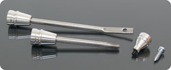 Tilt Steering Column Lever and Knob Kit, Polished or Brushed Aluminum