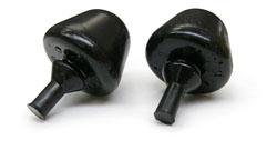 GM Style Upper Control Arm Bump Stop Set, Pull Through Type, Poly Urethane