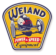 Weiand Power & Speed Metal Sign